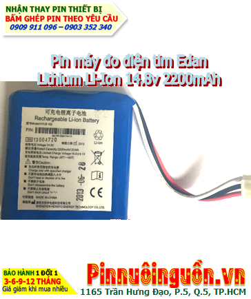 Pin EDAN; Pin máy điện tim EDAN _Pin sạc Lithium 14.8v 2200mAh