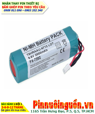 Pin máy đo điện tim FUKUDA FX-2201,FX-7202 FX-7201_Pin sạc NiMh 9.6v 2200mAh