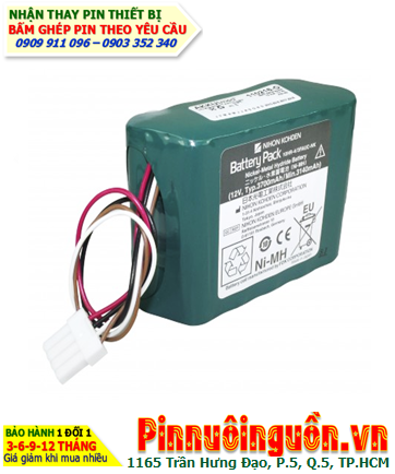 Pin Nihon Kohden Lifescope i BSM-2300-X062/ YS-076P5 _Pin sạc NiMh 12v 3700mAh