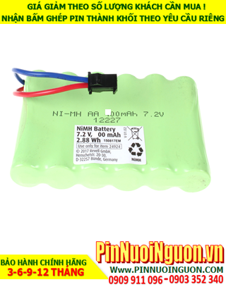 Pin điều khiển xe đồ chơi 7.2v AA700mAh, Pin điều khiển xe mô hình _Pin sạc NiMh 7.2v 700mAh