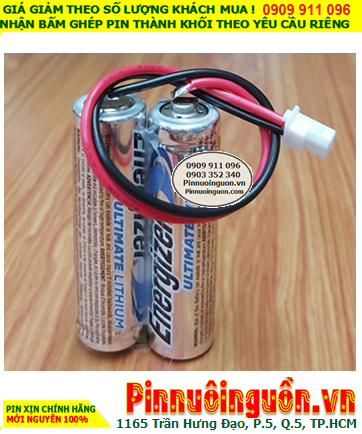 Pin Lithium 6v-L91(BP2), Pin chuông cửa 3v Lithium không sạc Lithium 6v-L91(BP2)_Xuất xứ Singapore