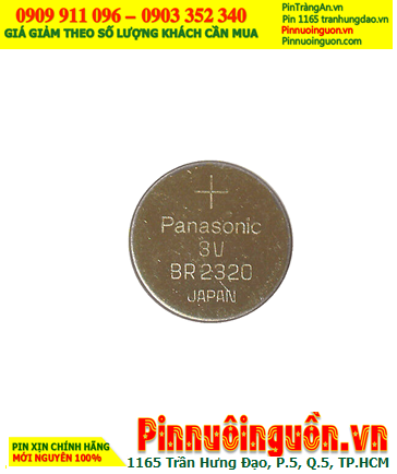Panasonic BR2330; Pin nuôi nguồn PLC Panasonic BR2330 lithium 3v chính hãng, Xuất xứ Indonesia