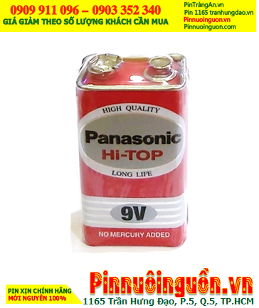 Panasonic 6F22DT/1S; Pin 9v vuông Panasonic 6F22DT/1S Hi-top High Quality /Gói 1 viên