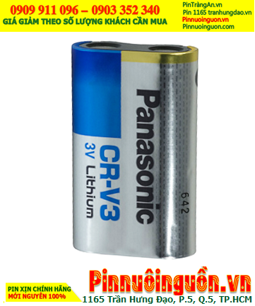 Pin Panasonic CR-V3; Pin CR-V3; Pin nuôi nguồn PLC Panasonic CR-V3 lithium 3v _Made in Japan