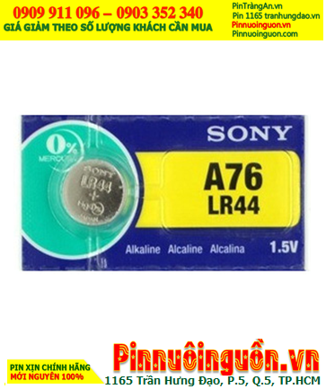 Sony A76 _Pin LR44; Pin Sony A76-LR44 alkaline 1.5v chính hãng  _Made in Indonesia