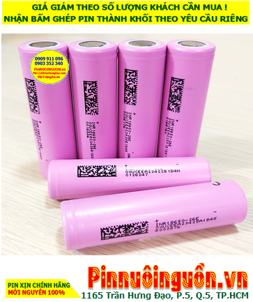 DMEGC INR18650-26E, Pin sạc 18650 3.7v Lithium DMEGC INR18650-26E (2600mAh, Dòng xả 12A) chính hãng