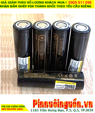 LiitoKala Lii-35A, Pin sạc Lithium Li-ion 3.7v 18650 LiitoKala Lii-35A (3500mAh, Dòng xả 10A) chính hãng