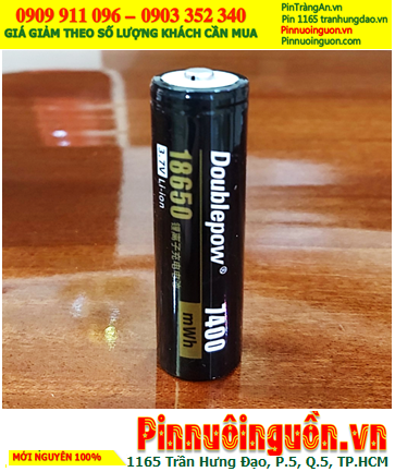 DoublePow 18650-7400mWh, Pin sạc 18650 lithium Li-ion 3.7v DoublePow 18650-7400mWh (=4600mAh)