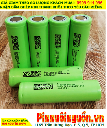 Cell pin Laptop DMEGC INR18650-29E; Pin sạc 3.7v 18650 DMEGC INR18650-29E (2850mAh) dòng xả 15A