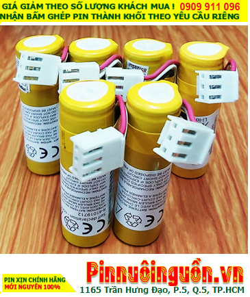 Pin sạc 3.7v-ICR18650-2200mAh _Pin sạc Lithium ICR18650-2200mAh chính hãng (Loại có Zắc cắm)