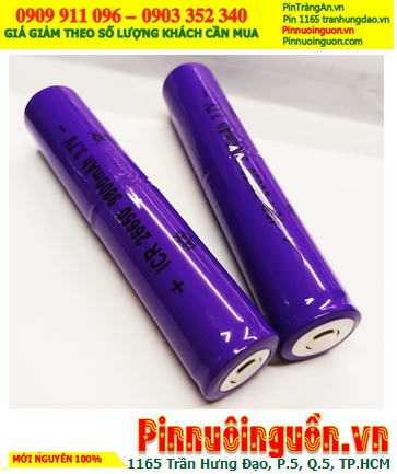 ICR26650-9800mAh-3.7v, Pin sạc Lithium đèn pin ICR26650-9800mAh Lithium 3.7v (Chỉ sử dụng cho đèn Pin)