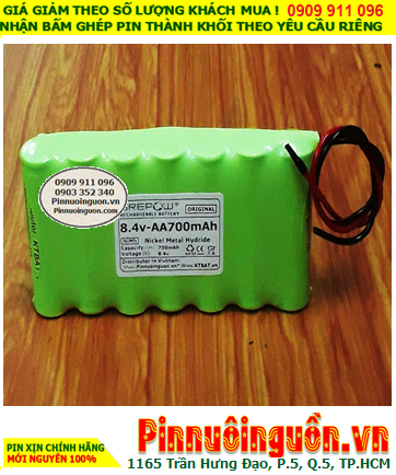 Pin sạc 8.4v-AA700mAh, Pin sạc NiMh 8.4v-AA700mAh, Pin GREPOW 8.4v-AA700mAh chất lượng cao