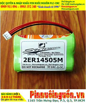 Sunmoon 2ER14505 (02 viên ghép đôi), Pin nuôi nguồn PLC Sunmoon 2ER14505 lithium 3.6v 3600mAh