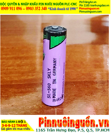 Tadiran SL-560; Pin nuôi nguồn Tadiran SL-560 lithium 3.6V AA 1800mAh (chịu nhiệt cao đến 125℃)