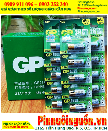 COMBO 01hộp 20vỉ=100viên Pin GP 23AF-2IL5  High Voltage Super Alkaline 12v _Giá chỉ 779.000/Hộp 100viên