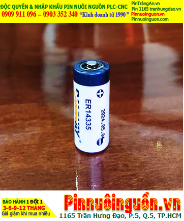 RAMWAY ER14335, Pin nuôi nguồn RAMWAY ER14335 Lithium 3.6v Thionyl Chloride (Li-SOCl2) Cylindrical