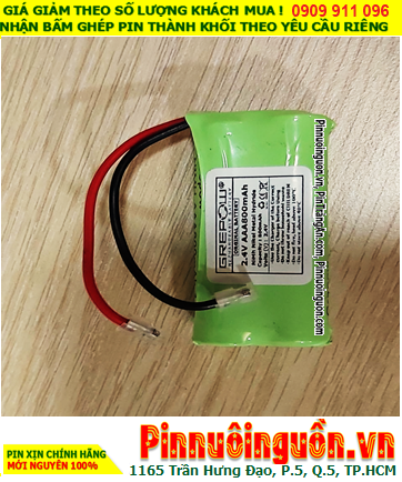 Pin sạc 2.4v-AAA800mAh, Pin sạc NiMh 2.4v-AAA800mAh, Pin GREPOW 2.4v-AAA800mAh chất lượng cao