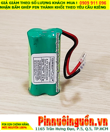 Pin sạc 2.4v-AAA550mAh; Pin sạc NiMh 2.4v-AAA550mAh, Pin GREPOW 2.4v-AAA550mAh chất lượng cao