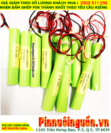 Pin sạc 2.4v 550mAh; Pin sạc công nghiệp NiMh 2.4v-AAA550mAh chính hãng