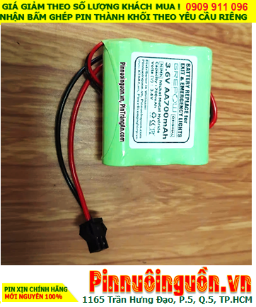 Pin sạc 3.6v-AA700mAh; Pin sạc NiMh 3.6v-AA700mAh, Pin sạc công nghiệp 3.6v-AA700mAh chính hãng