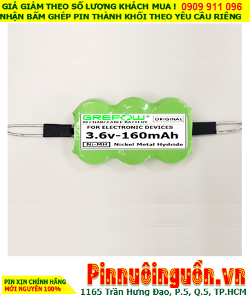 Pin sạc 3.6v-160mAh, Pin sạc NiMh 3.6v-160mAh, Pin nuôi nguồn PLC 3.6v-160mAh chính hãng