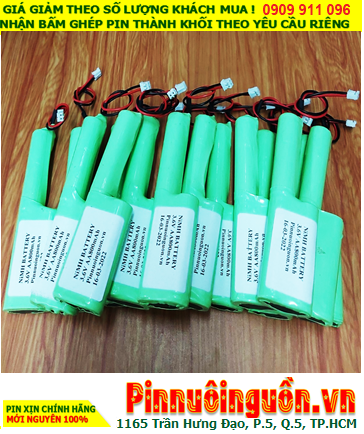 Pin sạc 3.6v-AA800mAh, Pin sạc NiMh 3.6v-AA800mAh, Pin sạc công nghiệp 3.6v-AA800mAh chính hãng