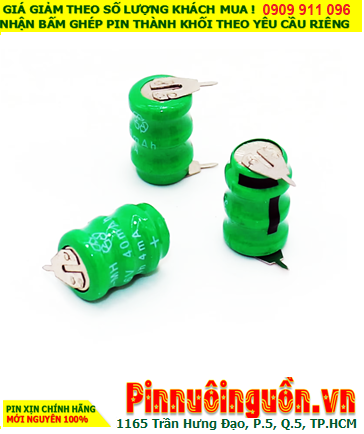 Pin sạc 3.6v 40mAh (3/V40H); Pin sạc NiMh NiCd 3.6v 40mAh (3/V40H); Pin sạc công nghiệp 3.6v 40mAh (3/V40H)