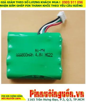 Pin sạc 4.8v-AAA800mAh, Pin sạc NiMh 4.8v-AAA800mAh, Pin GREPOW 4.8v-AAA800mAh chất lượng cao