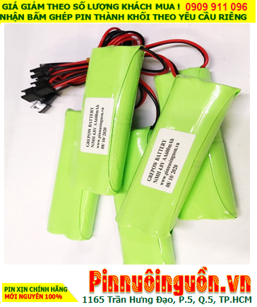 Pin sạc 4.8v-AA600mAh, Pin sạc NiMh 4.8v-AA600mAh, Pin GREPOW 4.8v-AA600mAh chất lượng cao