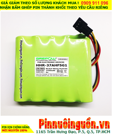 Pin sạc HHR-37AHF5G1 (6v-3500mAh), Pin nuôi nguồn  6v 3500mAh HHR-37AHF5G1 chính hãng