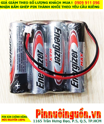 Pin Alkaline 6v-3000mAh, Pin khối Alkaline Energizer 6v-3000mAh chính hãng _Xuất xứ SIngapore