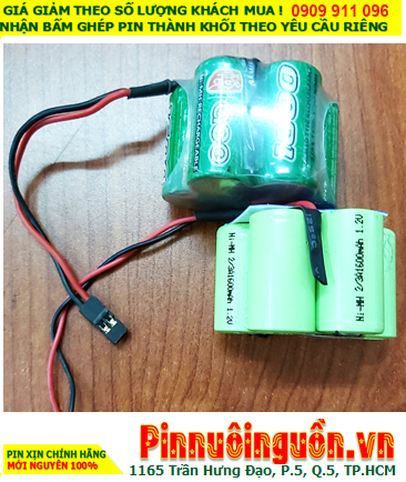 Pin sạc 6v-2/3A-1600mAh, Pin sạc NiMh 6v-2/3A-1600mAh, Pin GREPOW 6v-2/3A-1600mAh