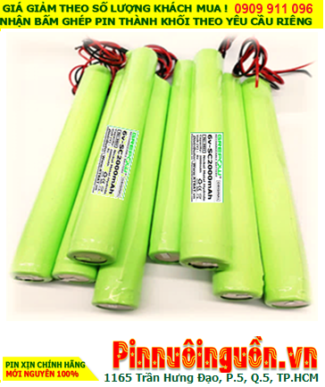 Pin sạc 6v-SC2000mAh, Pin sạc NiMh 6v-SC2000mAh, Pin GREPOW 6v-SC2000mAh chất lượng cao