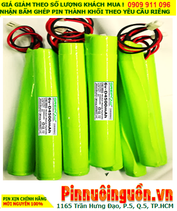 Pin sạc 6v-D4500mAh, Pin sạc NiMh 6v-D4500mAh, Pin GREPOW 6v-D4500mAh chất lượng cao