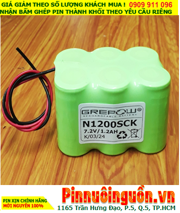 Pin sạc N1200SCK (7.2v-SC1200mAh), Pin nuôi nguồn N1200SCK (7.2v-SC1200mAh)