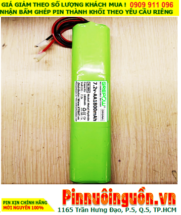 Pin sạc 7.2v-AA1800mAh, Pin sạc NiMh 7.2v-AA1800mAh, Pin GREPOW 7.2v-AA1800mAh chất lượng cao