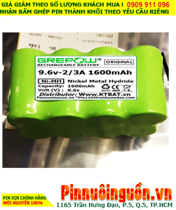 Pin sạc 9.6v-2/3A-1600mAh, Pin sạc NiMh 9.6v-2/3A-1600mAh, Pin nuôi nguồn 9.6v-2/3A-1600mAh