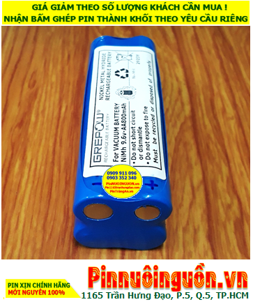 Pin sạc 9.6v-AA800mAh, Pin sạc NiMh 9.6v-AA800mAh, Pin nuôi nguồn 9.6v-AA800mAh