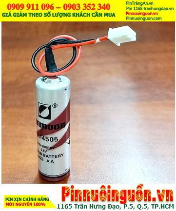 Sunmoon ER14505 (Loại có ZẮC CẮM), Pin nuôi nguồn Sunmoon ER14505 lithium 3.6v AA 2600mAh