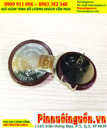 Pin CMOS VL3032/GUFN, Pin sạc 3v lithium CMOS Panasonic VL3032/GUFN _Xuất xứ Indonesia