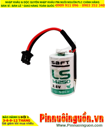 Pin Saft LS14250 _Pin LS14250; Pin nuôi nguồn PLC Saft LS14250 lithium 3.6v 1/2AA 1200mAh _Xuất xứ Pháp