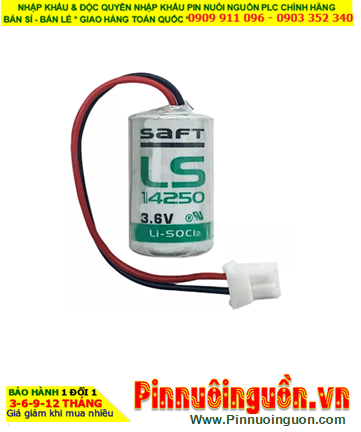 Pin Saft LS14250 _Pin LS14250; Pin nuôi nguồn PLC Saft LS14250 lithium 3.6v 1/2AA 1200mAh _Xuất xứ Pháp