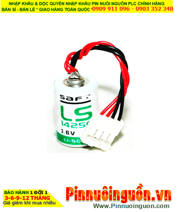 Pin Saft LS14250 _Pin LS14250; Pin nuôi nguồn PLC Saft LS14250 lithium 3.6v 1/2AA 1200mAh _Xuất xứ Pháp