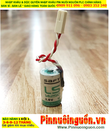 Pin Saft LS14250 _Pin LS14250; Pin nuôi nguồn PLC Saft LS14250 lithium 3.6v 1/2AA 1200mAh _Xuất xứ Pháp