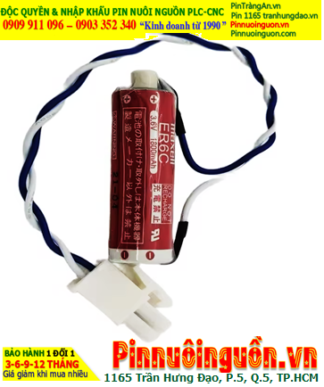 Maxell ER6C (Đầu sứ, zắc PLC); Pin nuôi nguồn Maxell ER6C 3.6v AA1800mAh Lithium Thionyl Chloride