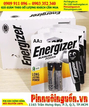 COMBO 01hộp (20vỉ=40viên) Pin AA 1.5v Energizer E91-BP2 /LR6 MẪU MỚI _Giá chỉ 640.000/Hộp