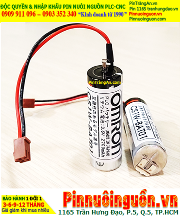 Omron CS1W-BAT01; Pin nuôi nguồn Omron CS1W-BAT01 lithium 3.6v A 2700mAh CHUẨN EU_Xuất xứ NHẬT