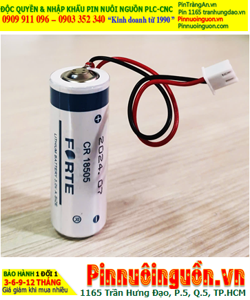 FORTE CR18505 (Zắc PH2.54-2P), Pin FORTE CR18505 Lithium Manganese 3v 2500mAh chính hãng