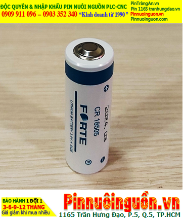 FORTE CR18505, Pin nuôi nguồn PLC FORTE CR18505 Lithium Manganese Dioxide 3v 2500mAh chính hãng