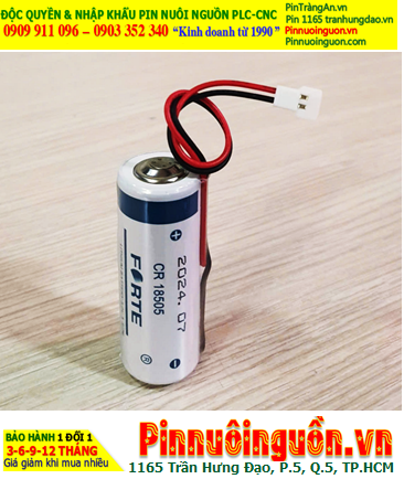 FORTE CR18505 (Zắc 51005), Pin FORTE CR18505 Lithium Manganese 3v 2500mAh chính hãng